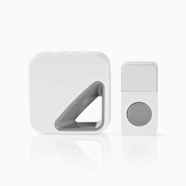 Nedis DOORB114WT Draadloze Deurbelset Batterijgevoed 36 Melodie&euml;n