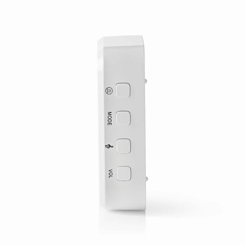 Nedis DOORB114WT Draadloze Deurbelset Batterijgevoed 36 Melodie&euml;n