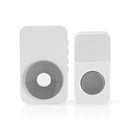 Nedis DOORB122CWT Draadloze Deurbelset Werkt Op Stroom 36 Melodie&euml;n