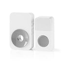 Nedis DOORB122CWT Draadloze Deurbelset Werkt Op Stroom 36 Melodie&euml;n