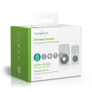 Nedis DOORB122CWT Draadloze Deurbelset Werkt Op Stroom 36 Melodie&euml;n