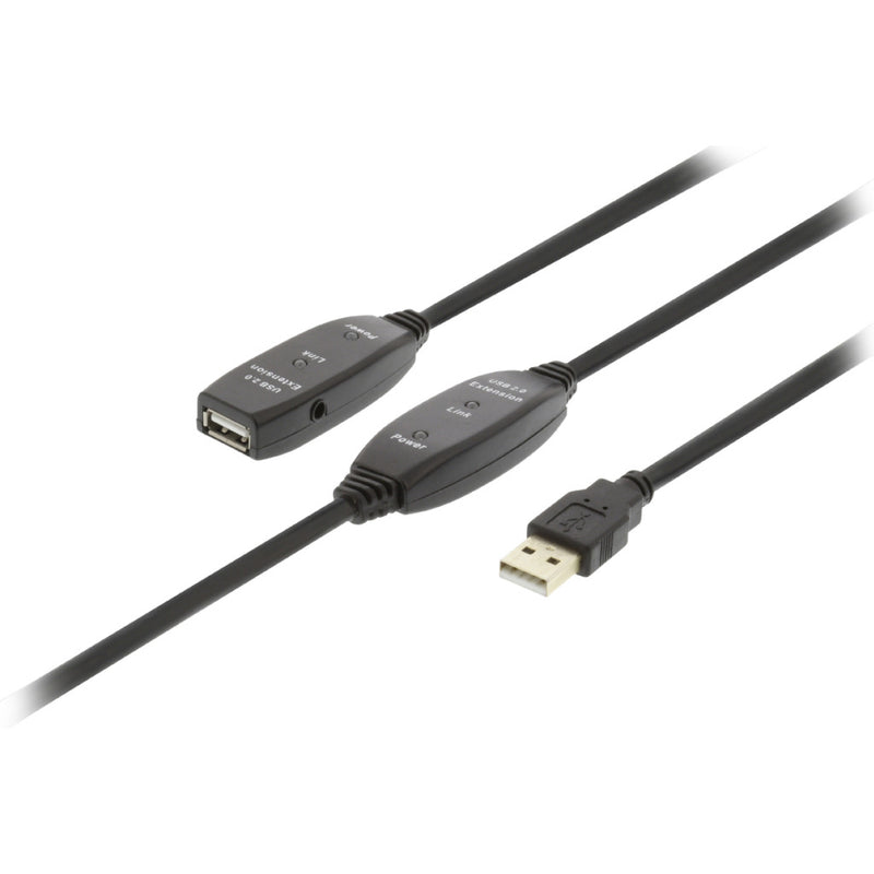 Nedis CCGP60EXTBK300 Actieve Usb 2.0-verlengkabel A Male - A Female 30 M Zwart