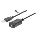 Nedis CCGP60EXTBK50 Actieve Usb 2.0-verlengkabel A Male - A Female 5,0 M Zwart