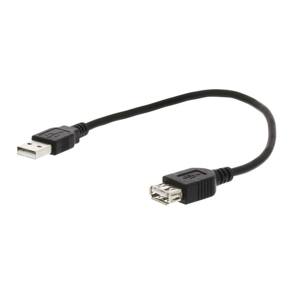 Nedis CCGP60010BK10 Usb 2.0-kabel A Male - A Female 1,0 M Zwart