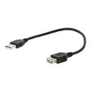 Nedis CCGP60010BK20 Usb 2.0-kabel A Male - A Female 2,0 M Zwart