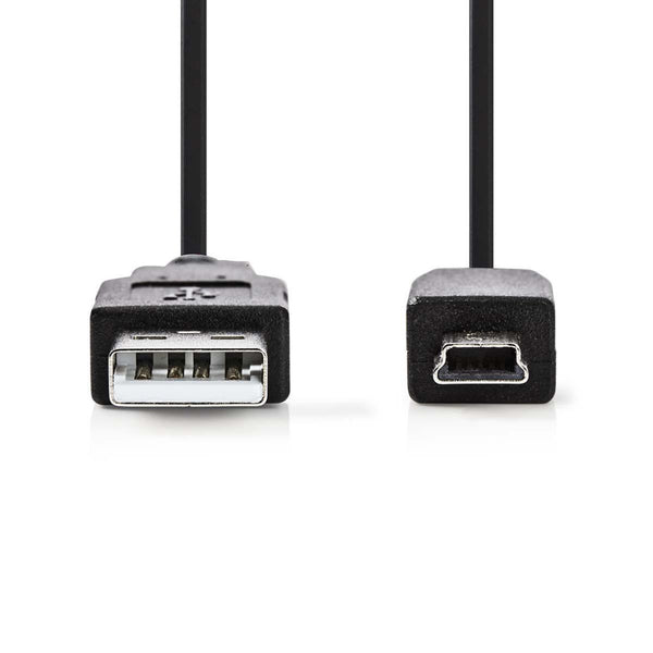 Nedis CCGP60300BK50 Usb 2.0-kabel A Male - Mini 5-pins Male 5,0 M Zwart