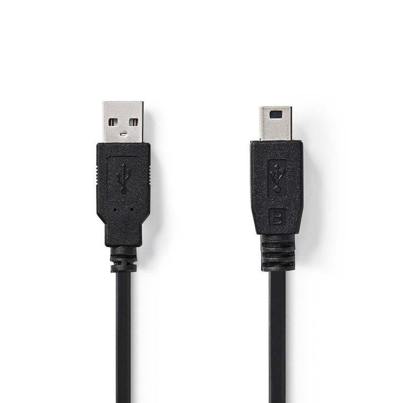 Nedis CCGP60300BK50 Usb 2.0-kabel A Male - Mini 5-pins Male 5,0 M Zwart