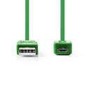 Nedis CCGP60410GN10 Usb 2.0-kabel A Male - Micro-b Male 1,0 M Groen