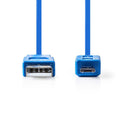 Nedis CCGP60410BU10 Usb 2.0-kabel A Male - Micro-b Male 1,0 M Blauw