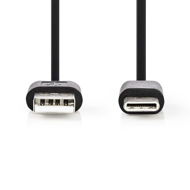 Nedis CCGP60600BK10 Usb 2.0-kabel Type-c? Male - A Male 1,0 M Zwart