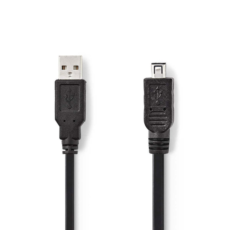 Nedis CCGP60200BK20 Usb 2.0-kabel A Male - Hirose Mini 4-pins Male 2,0 M Zwart