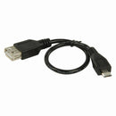 Nedis CCGP60570BK02 Usb 2.0-kabel Micro-b Male - A Female 0,2 M Zwart