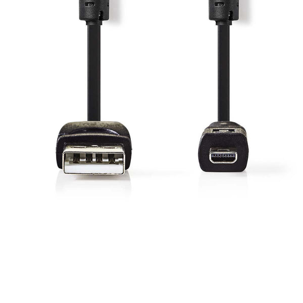 Nedis CCGP60810BK20 Datakabel Voor Camera's Usb-a Male - Uc-e6 8-pins Male 2,0 M Zwart