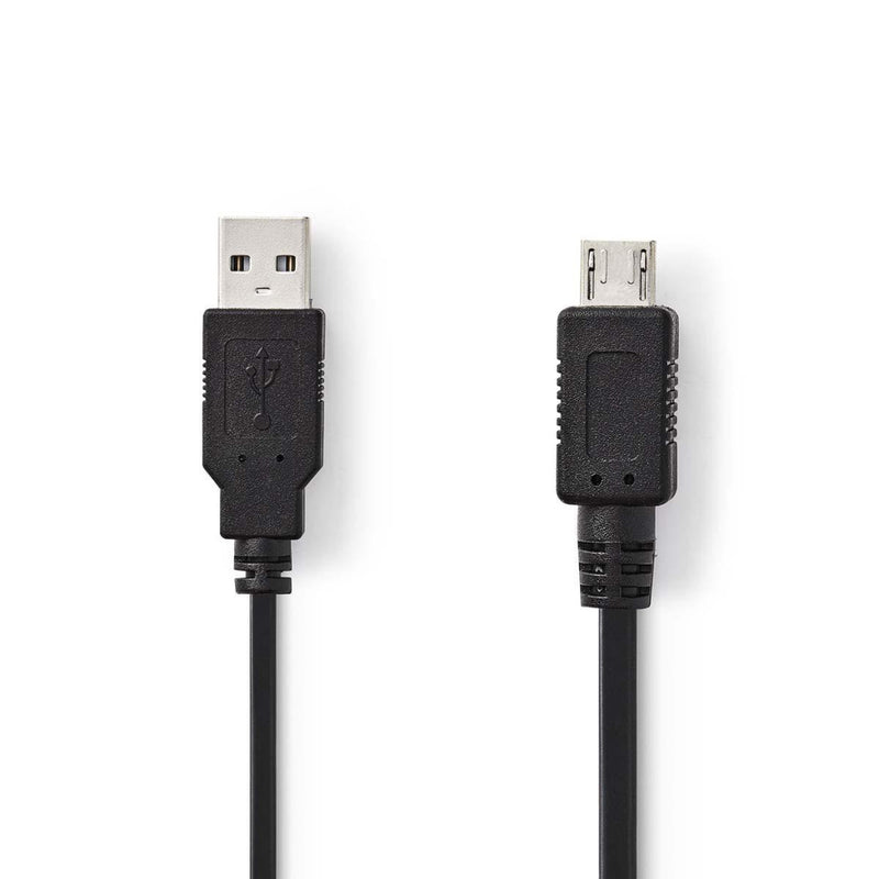 Nedis CCGP60400BK20 Usb 2.0-kabel A Male - Micro-a Male 2,0 M Zwart