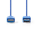 Nedis CCGP61010BU10 Usb 3.0-kabel A Male - A Female 1,0 M Blauw
