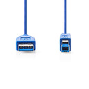 Nedis CCGP61100BU30 Usb 3.0-kabel A Male - B Male 3,0 M Blauw