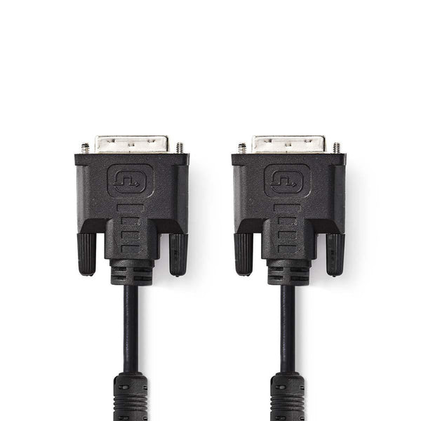 Nedis CCGP32050BK20 Dvi-kabel Dvi-i 24+5-pins Male - Dvi-i 24+5-pins Male 2,0 M Zwart