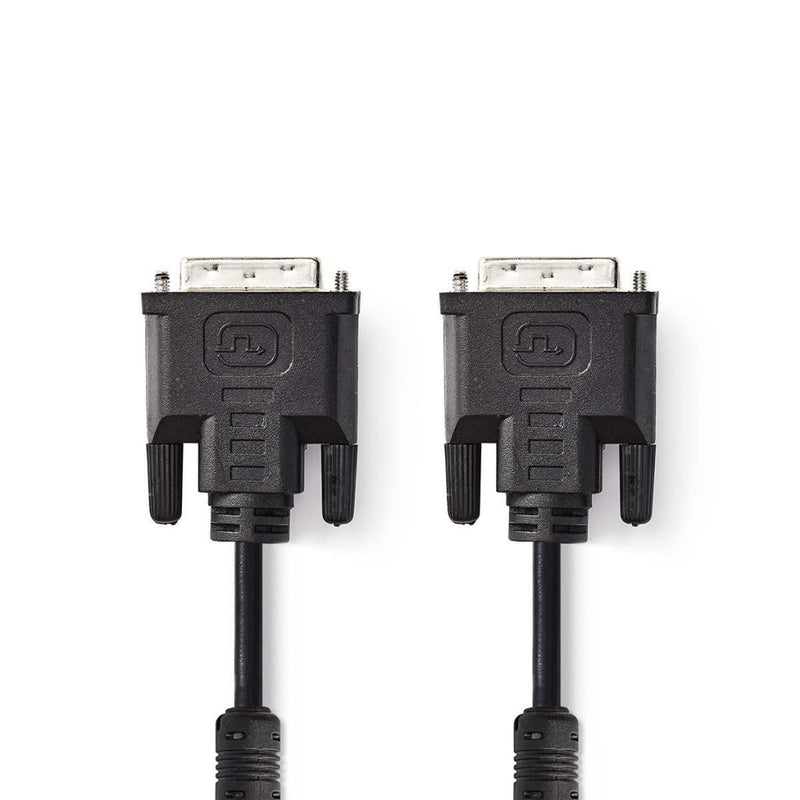 Nedis CCGP32050BK20 Dvi-kabel Dvi-i 24+5-pins Male - Dvi-i 24+5-pins Male 2,0 M Zwart