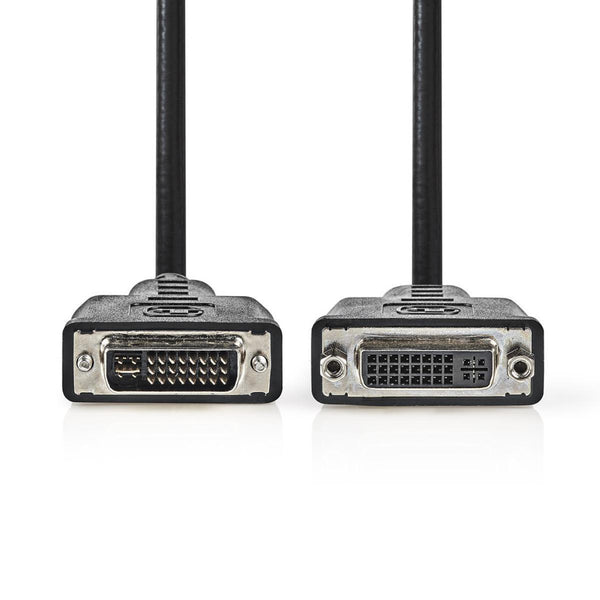 Nedis CCGP32055BK20 Dvi-kabel Dvi-i 24+5-pins Male - Dvi-i 24+5-pins Female 2,0 M Zwart