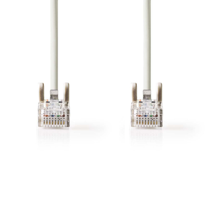 Nedis CCGP85100GY05 Cat5e Utp-netwerkkabel Rj45 Male - Rj45 Male 0,5 M Grijs