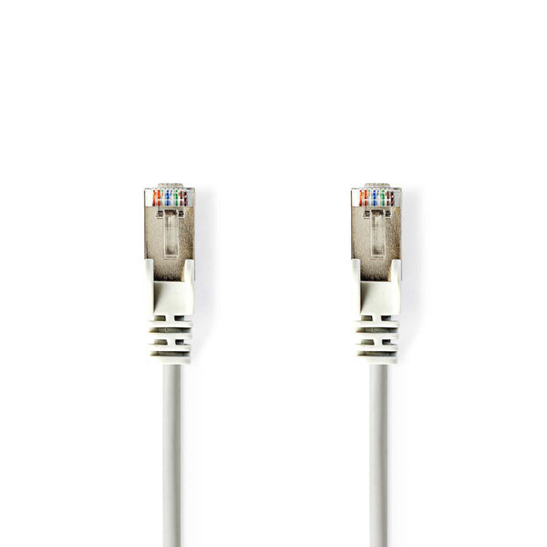Nedis CCGP85111GY100 Cat5e F/utp-netwerkkabel Rj45 Male - Rj45 Male 10 M Grijs