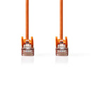 Nedis CCGP85121OG05 Cat5e Sf/utp-netwerkkabel Rj45 Male - Rj45 Male 0,5 M Oranje