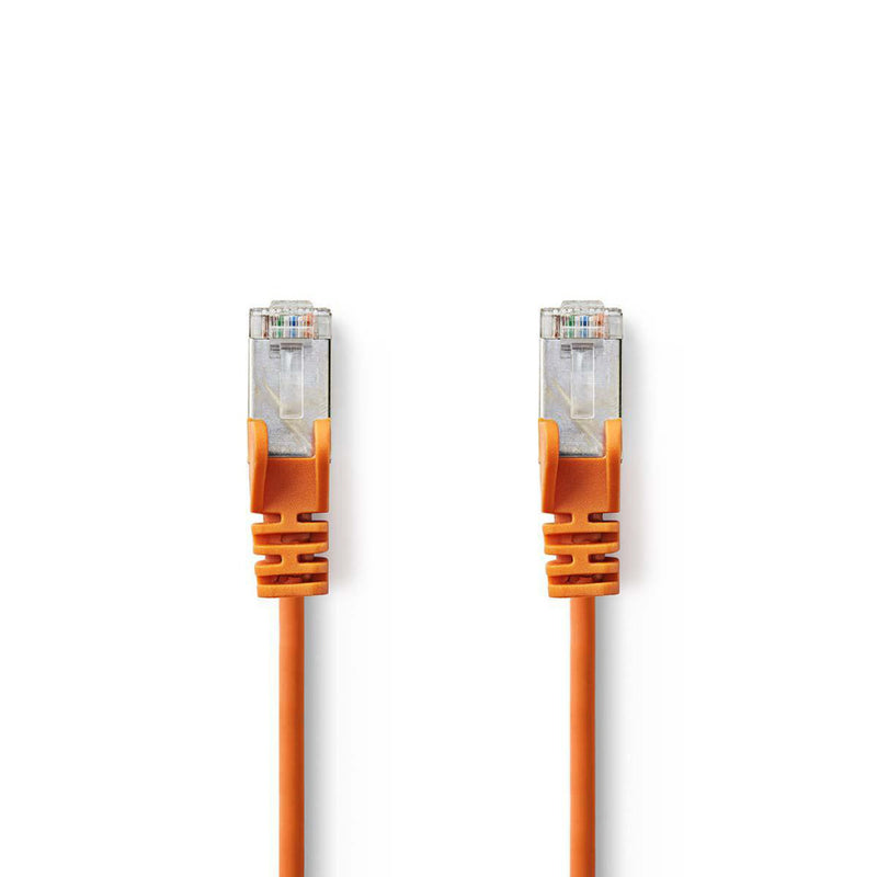 Nedis CCGP85121OG10 Cat5e Sf/utp-netwerkkabel Rj45 Male - Rj45 Male 1,0 M Oranje