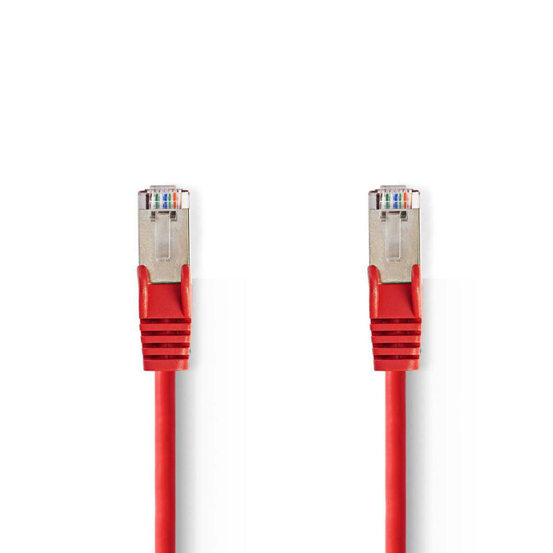 Nedis CCGP85121RD200 Cat5e Sf/utp-netwerkkabel Rj45 Male - Rj45 Male 20 M Rood