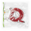 Nedis CCGP85121RD50 Cat5e Sf/utp-netwerkkabel Rj45 Male - Rj45 Male 5,0 M Rood
