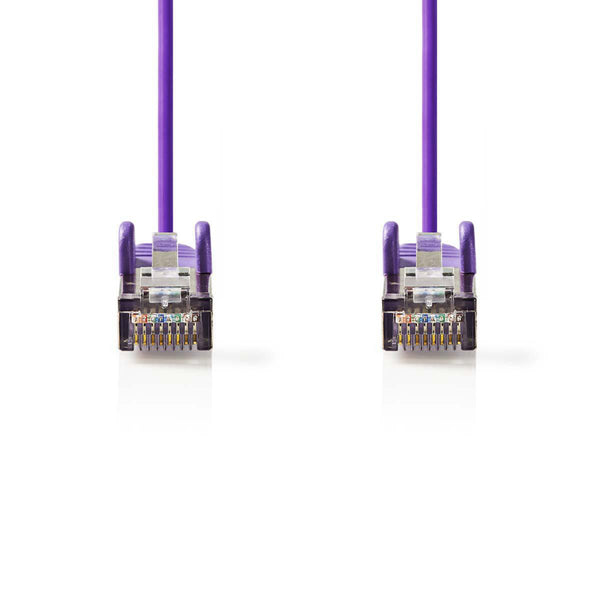 Nedis CCGP85121VT05 Cat5e Sf/utp-netwerkkabel Rj45 Male - Rj45 Male 0,5 M Paars