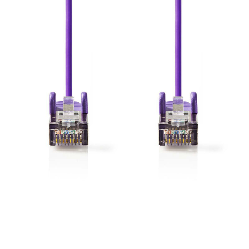 Nedis CCGP85121VT05 Cat5e Sf/utp-netwerkkabel Rj45 Male - Rj45 Male 0,5 M Paars