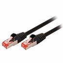 Nedis CCGP85221BK015 Cat6 S/ftp-netwerkkabel Rj45 Male - Rj45 Male 0,15 M Zwart