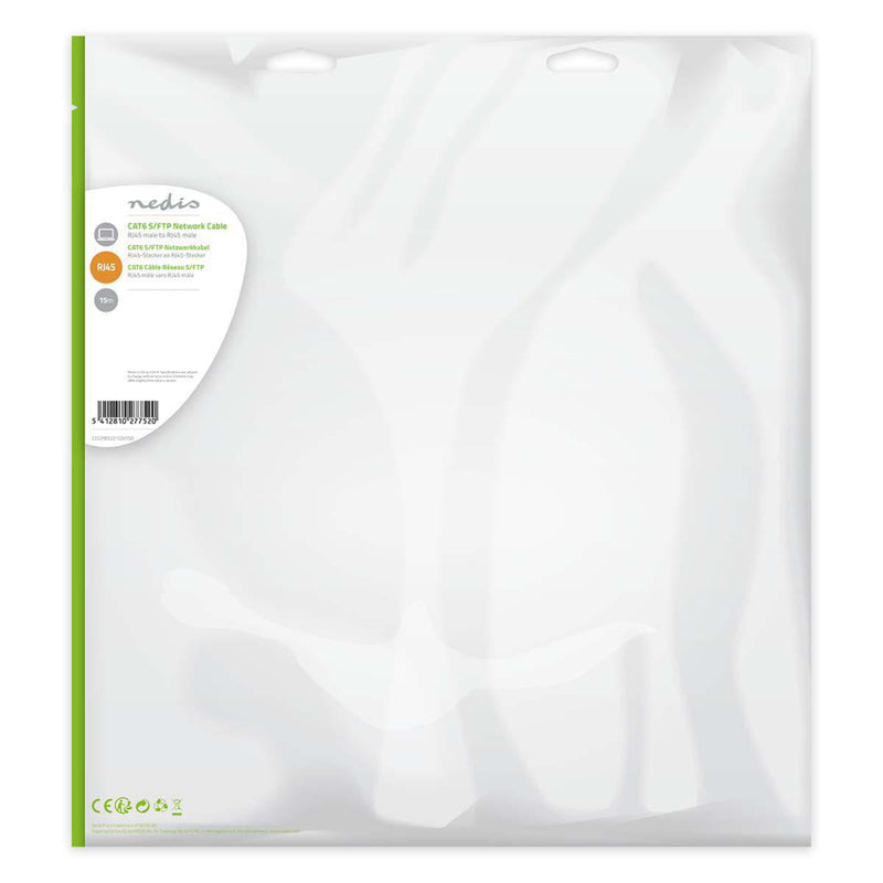 Nedis CCGP85221GN150 Cat6 S/ftp-netwerkkabel Rj45 Male - Rj45 Male 15 M Groen