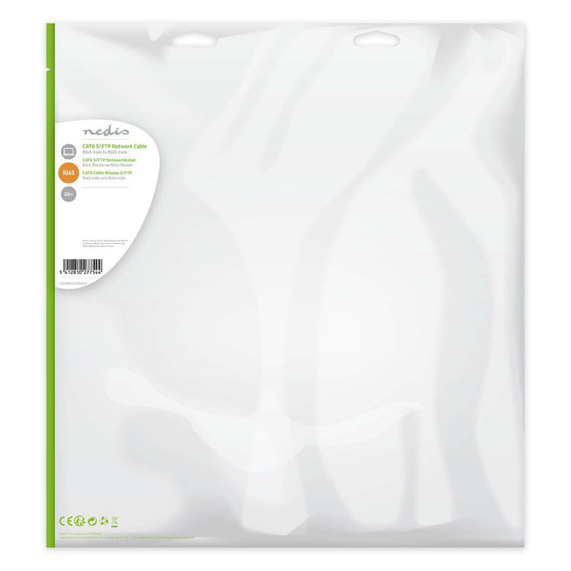 Nedis CCGP85221GN200 Cat6 S/ftp-netwerkkabel Rj45 Male - Rj45 Male 20 M Groen