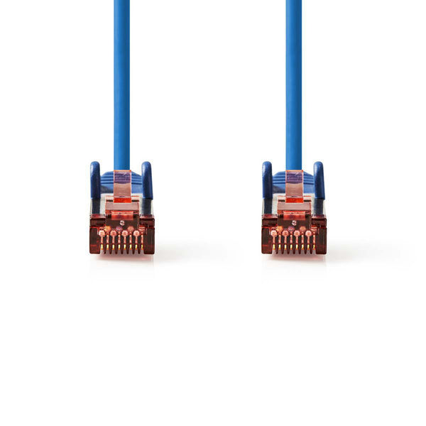 Nedis CCGP85221BU05 Cat6 S/ftp-netwerkkabel Rj45 Male - Rj45 Male 0,5 M Blauw