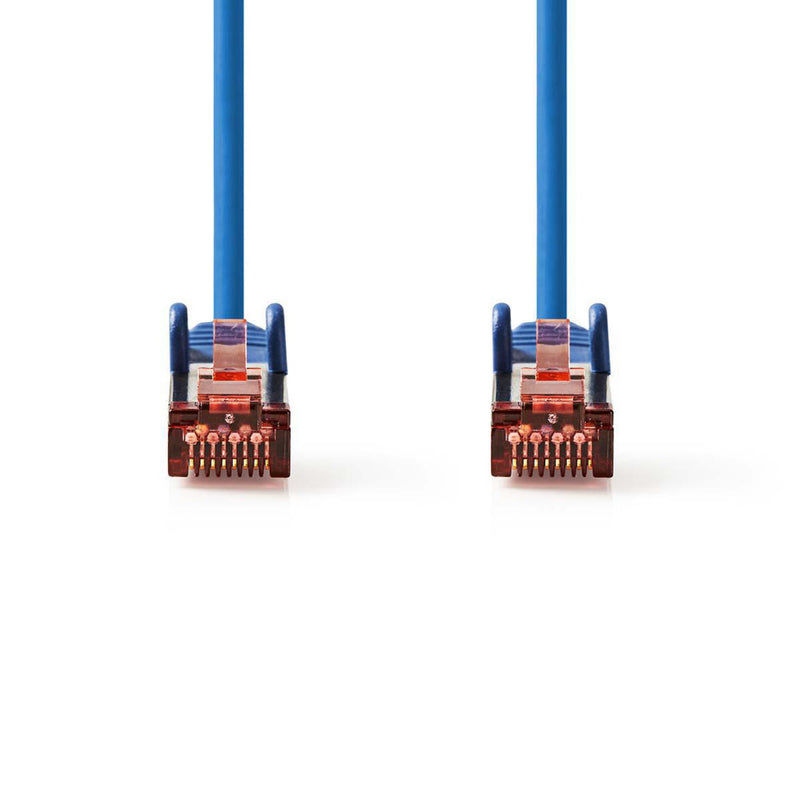 Nedis CCGP85221BU30 Cat6 S/ftp-netwerkkabel Rj45 Male - Rj45 Male 3,0 M Blauw