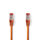 Nedis CCGP85221OG100 Cat6 S/ftp-netwerkkabel Rj45 Male - Rj45 Male 10 M Oranje