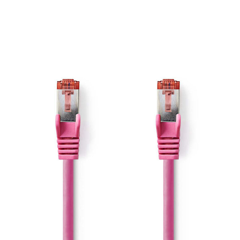 Nedis CCGP85221PK15 Cat6 S/ftp-netwerkkabel Rj45 Male - Rj45 Male 1,5 M Roze