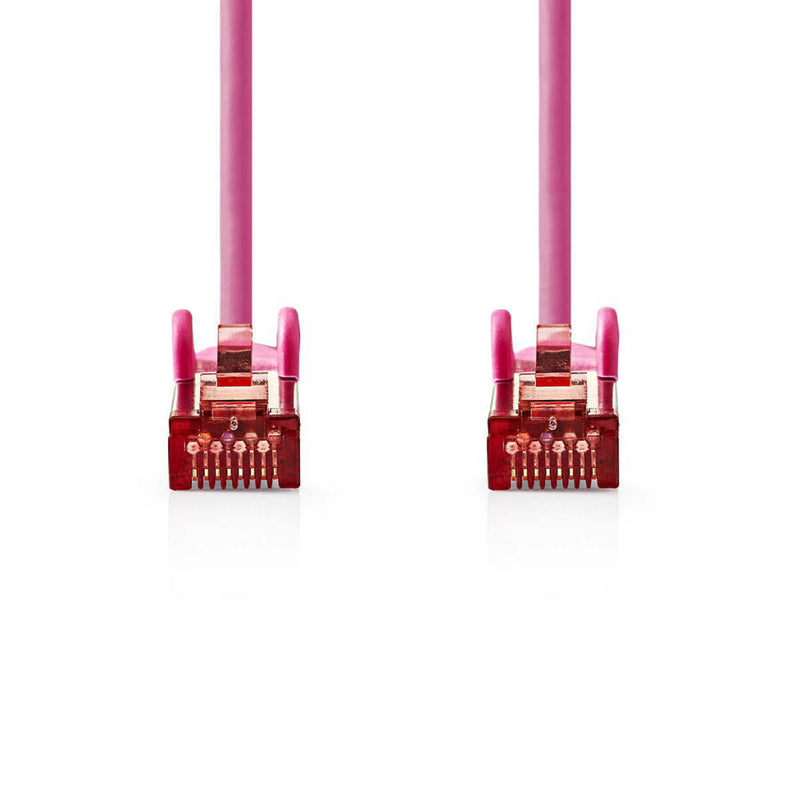 Nedis CCGP85221PK300 Cat6 S/ftp-netwerkkabel Rj45 Male - Rj45 Male 30 M Roze