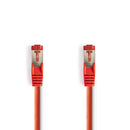 Nedis CCGP85221RD150 Cat6 S/ftp-netwerkkabel Rj45 Male - Rj45 Male 15 M Rood