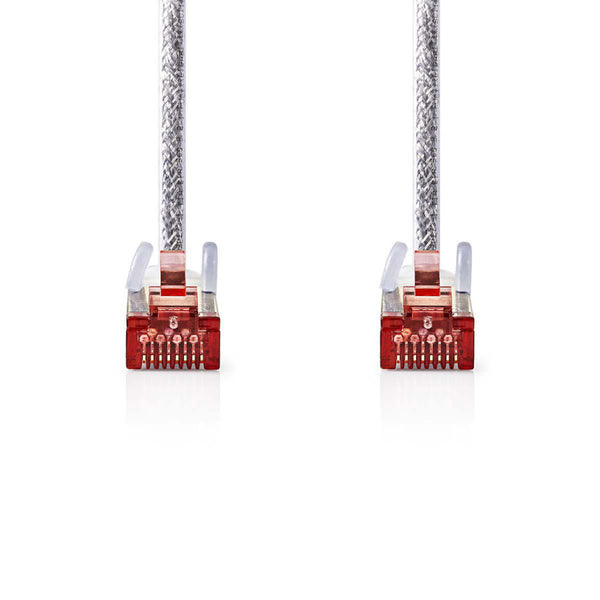 Nedis CCGP85221TP100 Cat6 S/ftp-netwerkkabel Rj45 Male - Rj45 Male 10 M Transparant