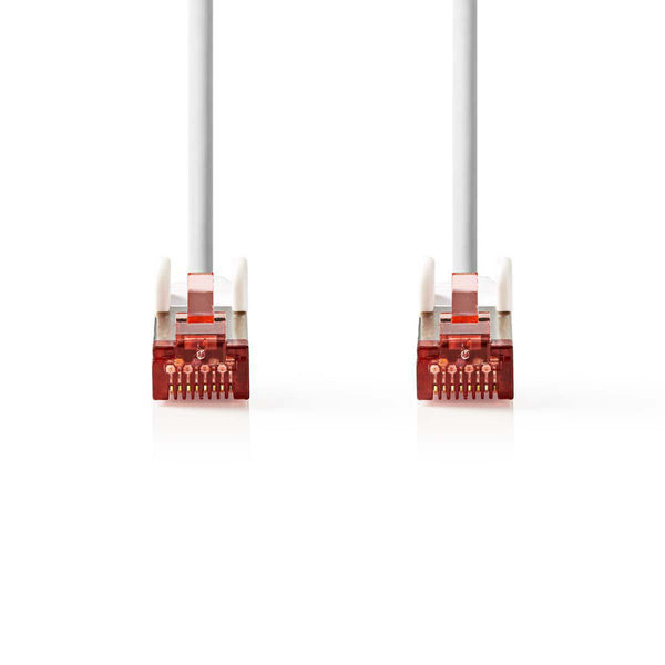 Nedis CCGP85221WT015 Cat6 S/ftp-netwerkkabel Rj45 Male - Rj45 Male 0,15 M Wit