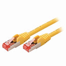 Nedis CCGP85221YE015 Cat6 S/ftp-netwerkkabel Rj45 Male - Rj45 Male 0,15 M Geel