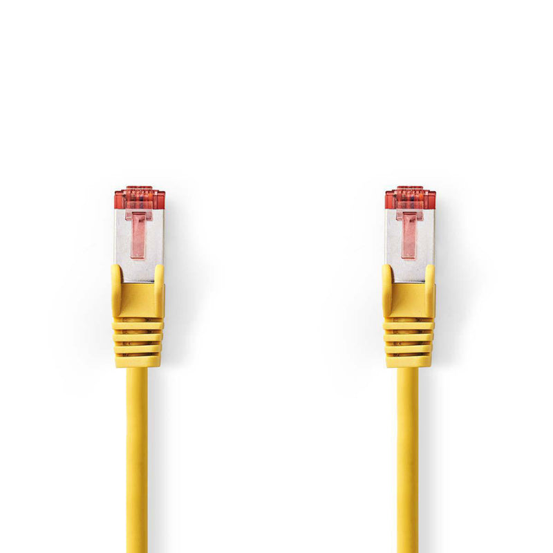 Nedis CCGP85221YE100 Cat6 S/ftp-netwerkkabel Rj45 Male - Rj45 Male 10 M Geel