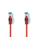 Nedis CCGP85320RD10 Cat6a Sf/utp-netwerkkabel Rj45 Male - Rj45 Male 1,0 M Rood