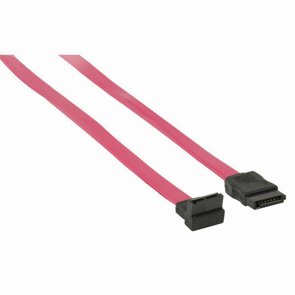 Nedis CCGP73110RD05 Datakabel Sata 3 Gb/s Sata 7-pins Female - Sata 7-pins Female 90&deg; Gehoekt 0