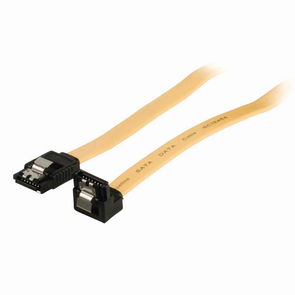 Nedis CCGP73255YE05 Datakabel Sata 6 Gb/s Sata 7-pins Female Met Vergrendeling - Sata 7-pins Female