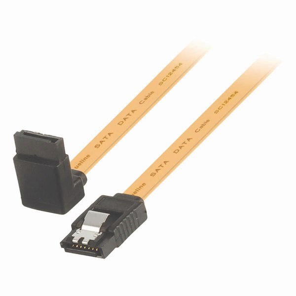 Nedis CCGP73260YE05 Datakabel Sata 6 Gb/s Sata 7-pins Female - Sata 7-pins Female 270&deg; Gehoekt