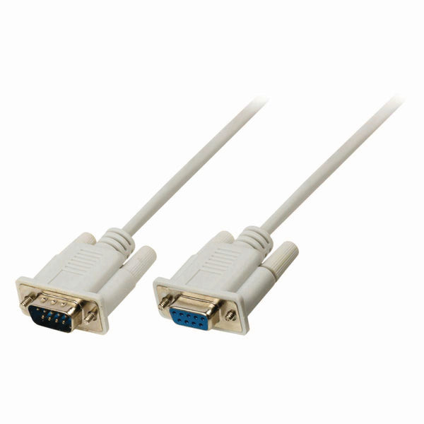 Nedis CCGP52010IV05 Seriële Kabel D-sub 9-pins Male - D-sub 9-pins Female 0,5 M Ivoor