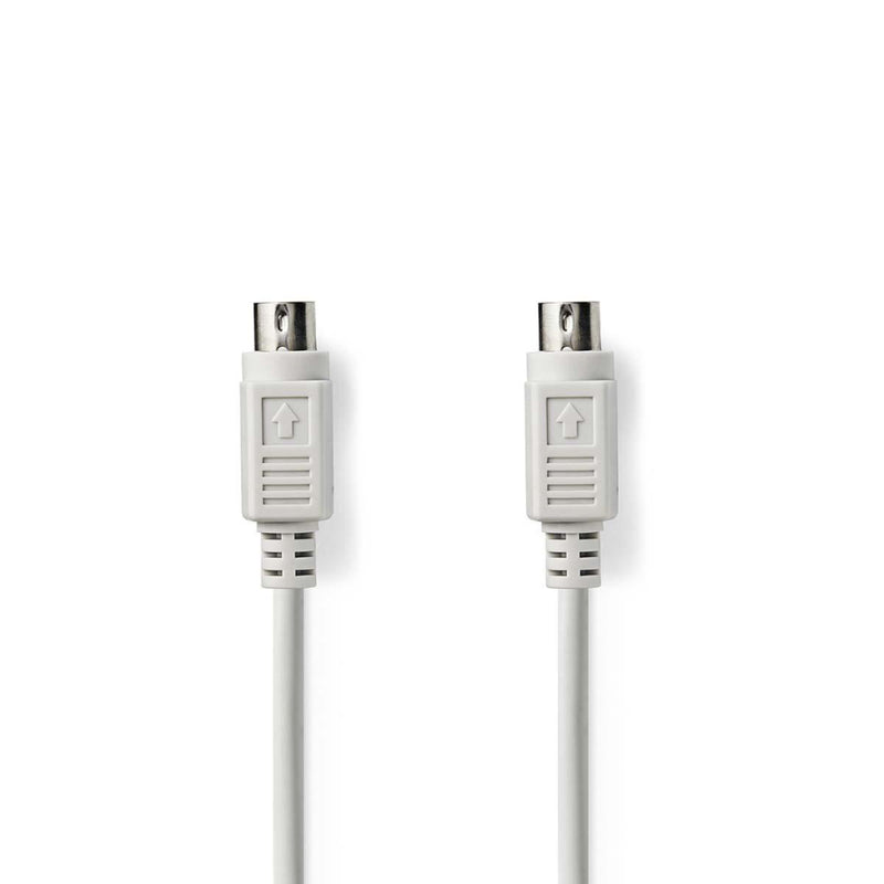 Nedis CCGP51000IV20 Ps2-kabel Ps/2 Male - Ps/2 Male 2,0 M Ivoor